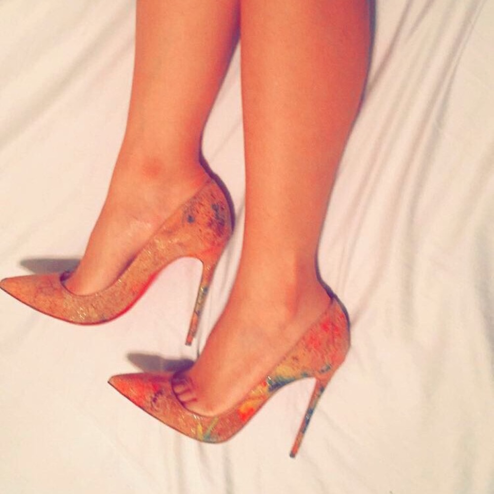 Christian Louboutin Cork Blooming So Kate 120 - Picture 2 of 8